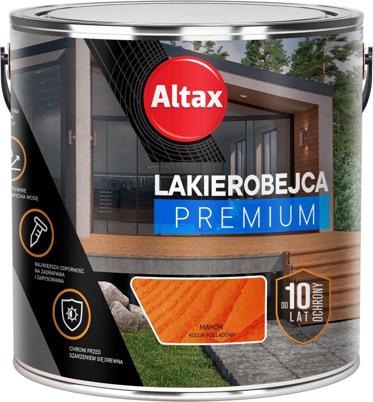 Lakierobejca Altax 10 lat mahoń 2,5 l