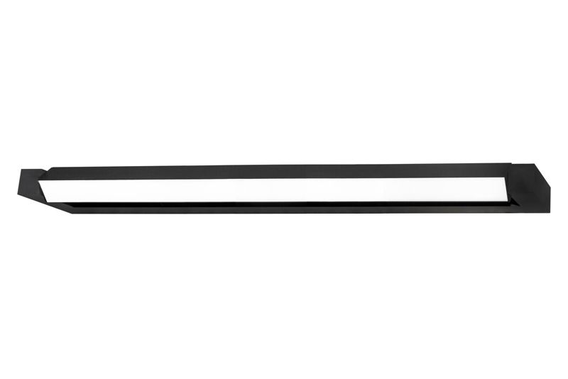 Kinkiet ścienny IdeaLED Lovis czarno-biały nad lustro LED 24W 4200K 1680lm IP44 wym: 14 x 120 x 4 cm - 1 szt.