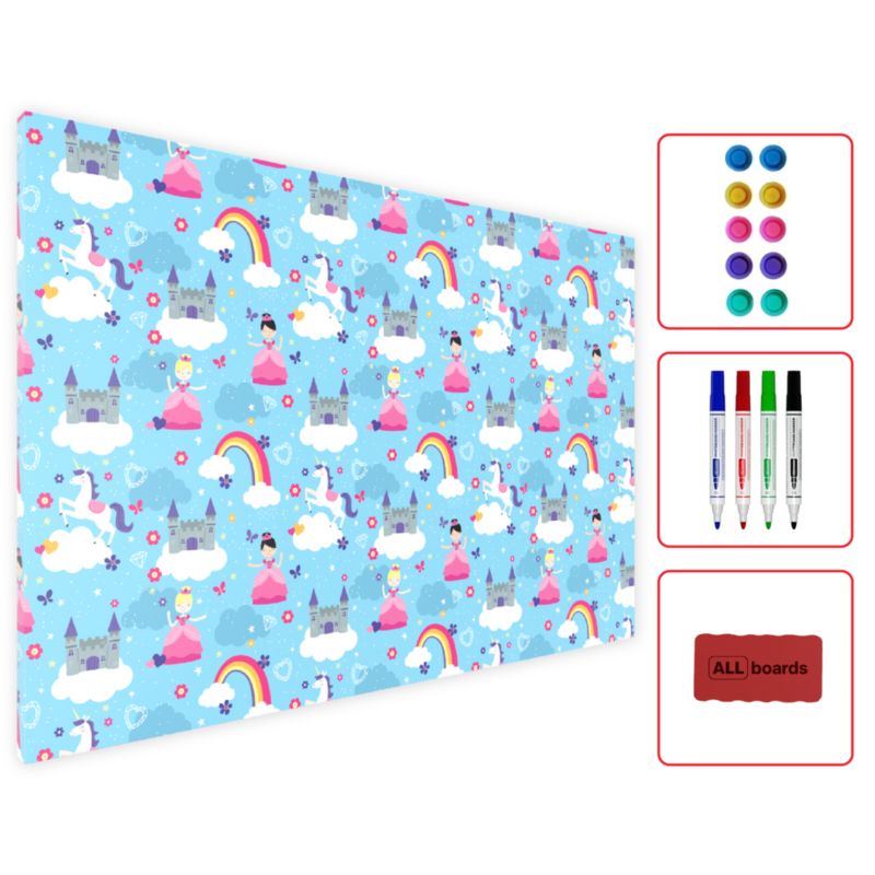 Tablica magnetyczna metalboards 60x40 cm ALLboards księżniczki 1 szt.
