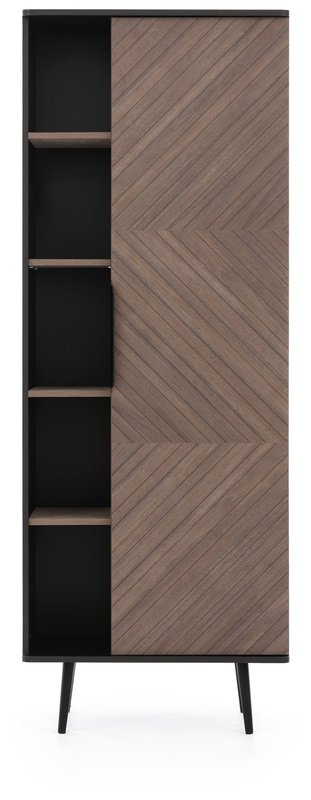 Nowoczesne regał do salonu 70 cm PULSE cichy domyk