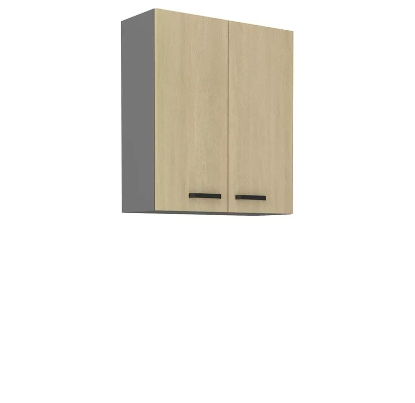 Dwudrzwiowa wisząca szafka kuchenna 80 cm SUNSHINE