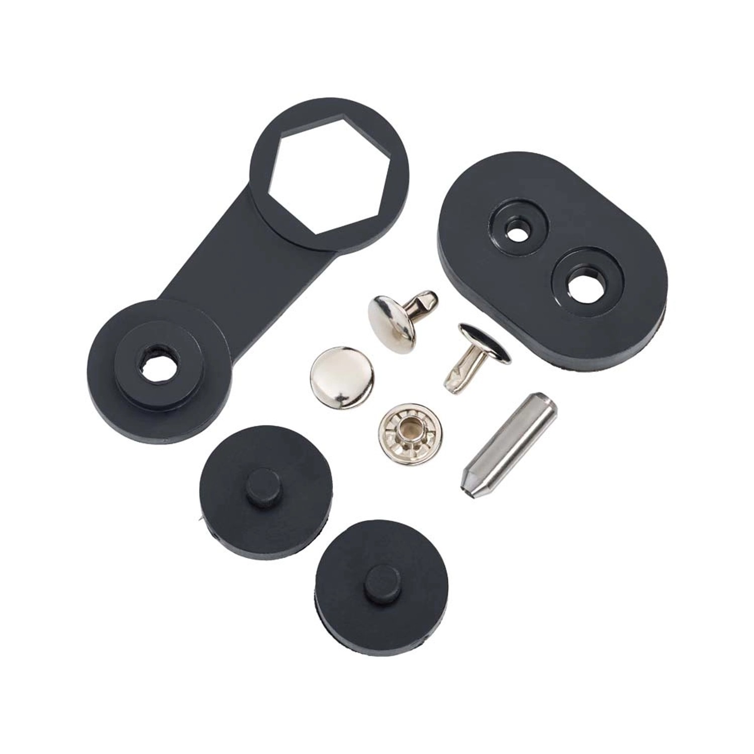 Nity do plandeki niklowane 3x9mm 15szt.