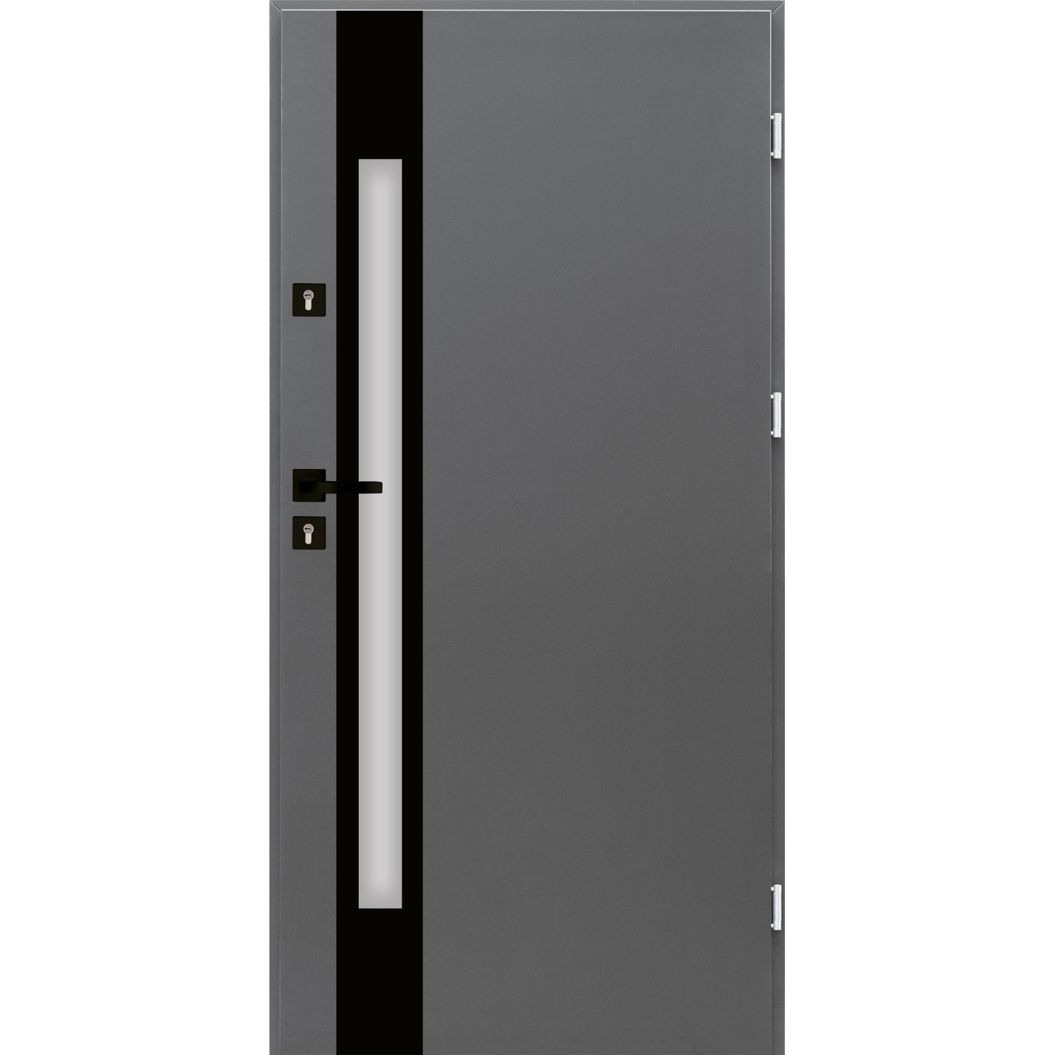 PORDO Drzwi zewnętrzne Perses BL antracyt 90P