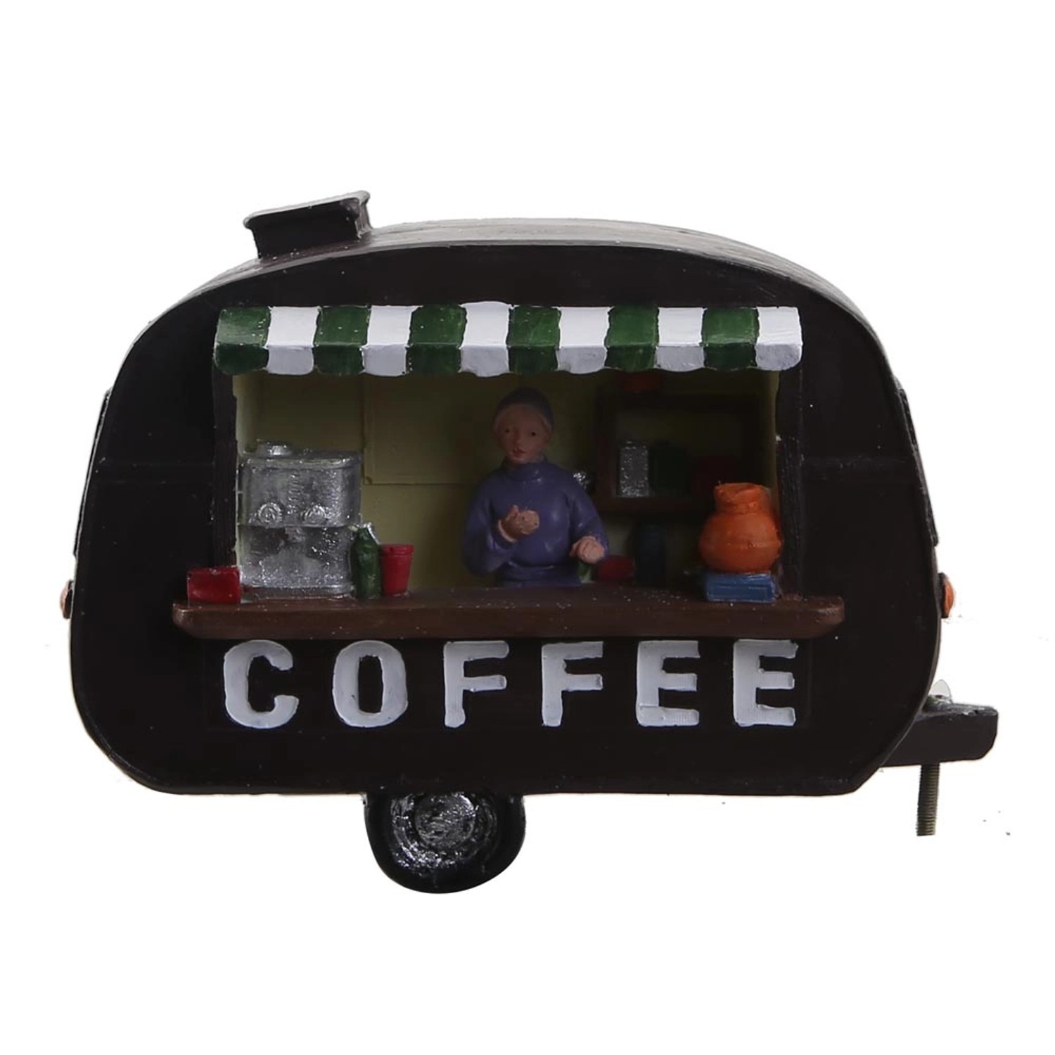 Dekoracja świąteczna mini STACJA Z KAWĄ