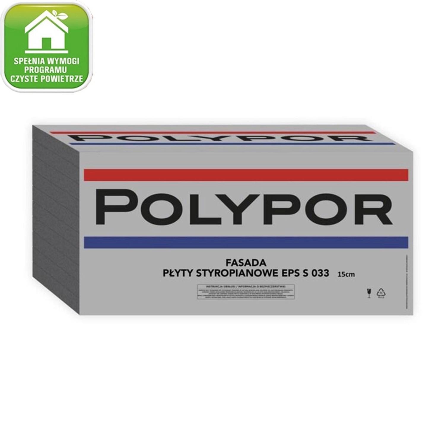 Polmar Płyta styropianowa Fasada grafitowa 033 15 cm 2 m2