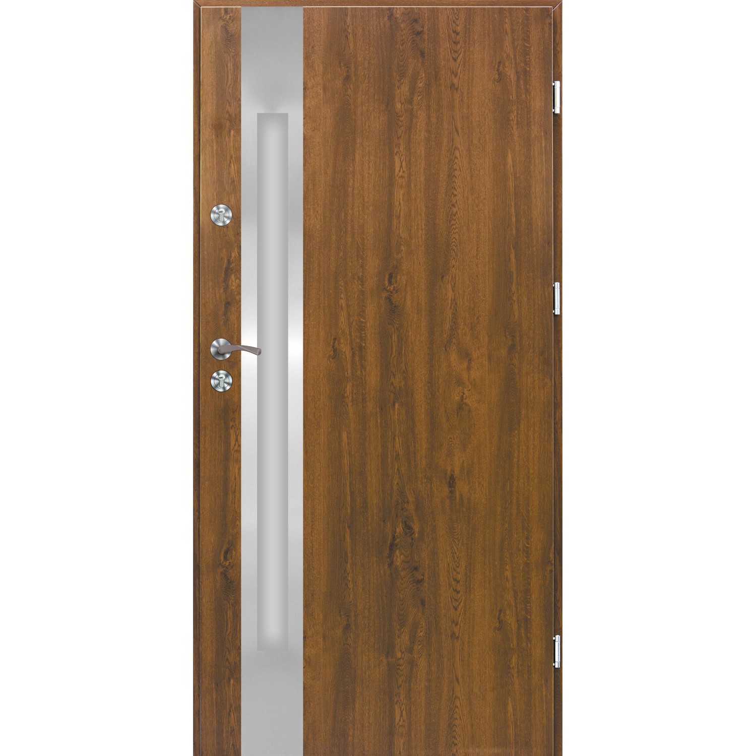 PORDO Drzwi zewnętrzne Perses orzech 90P