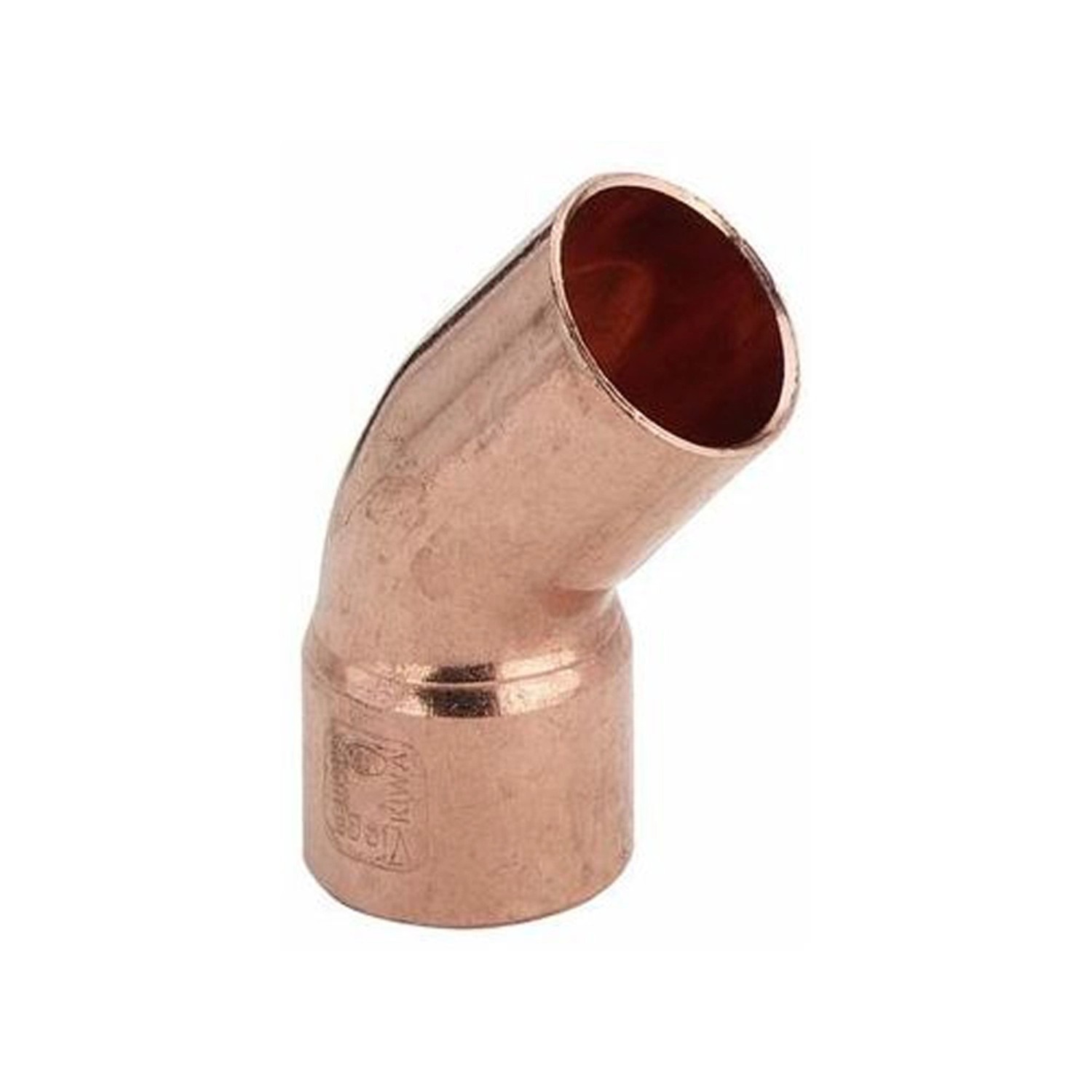 Łuk 45 Nyplowy 15mm miedź