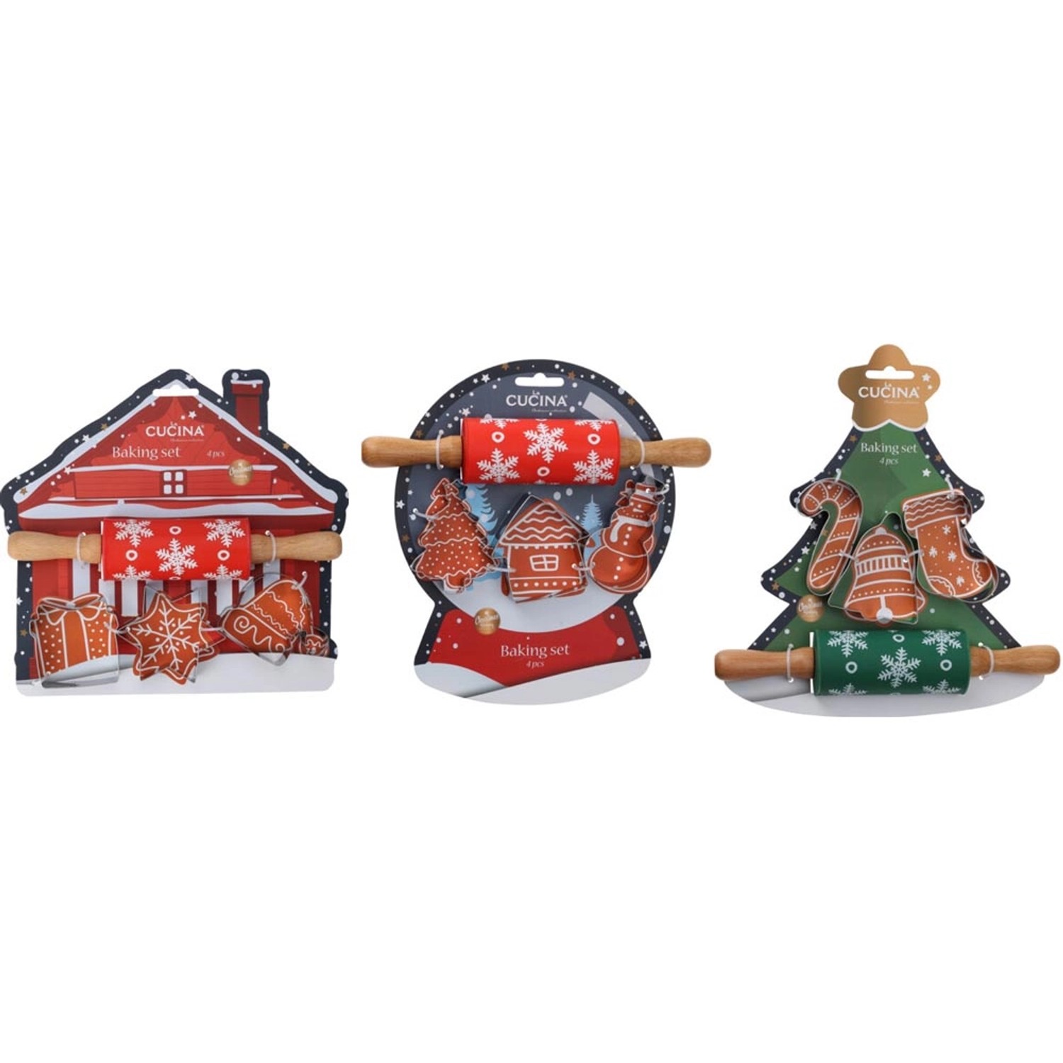 Zestaw foremek, mix - 3 szt.