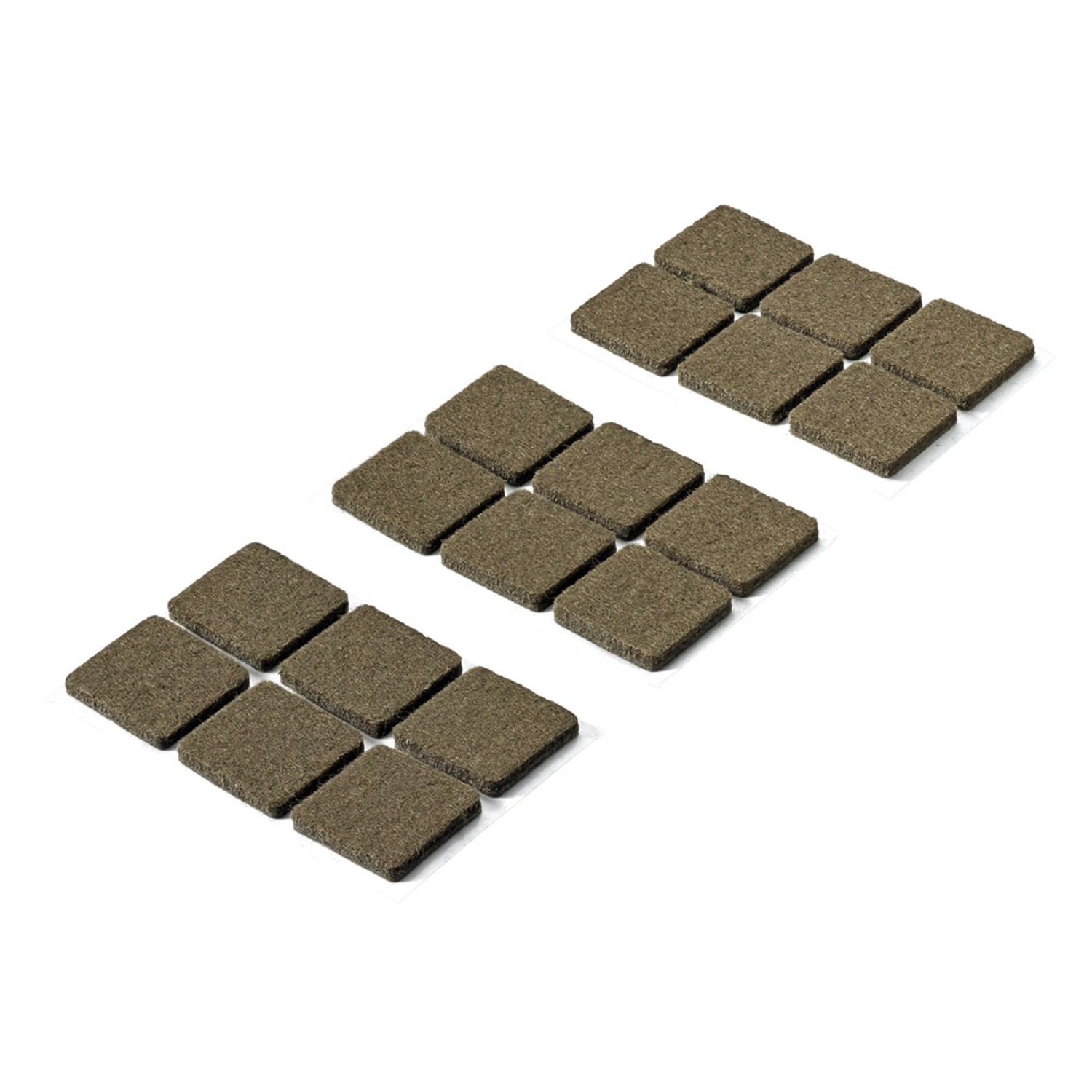 Hettich Podkładki filcowe brąz 25x25mm 18szt