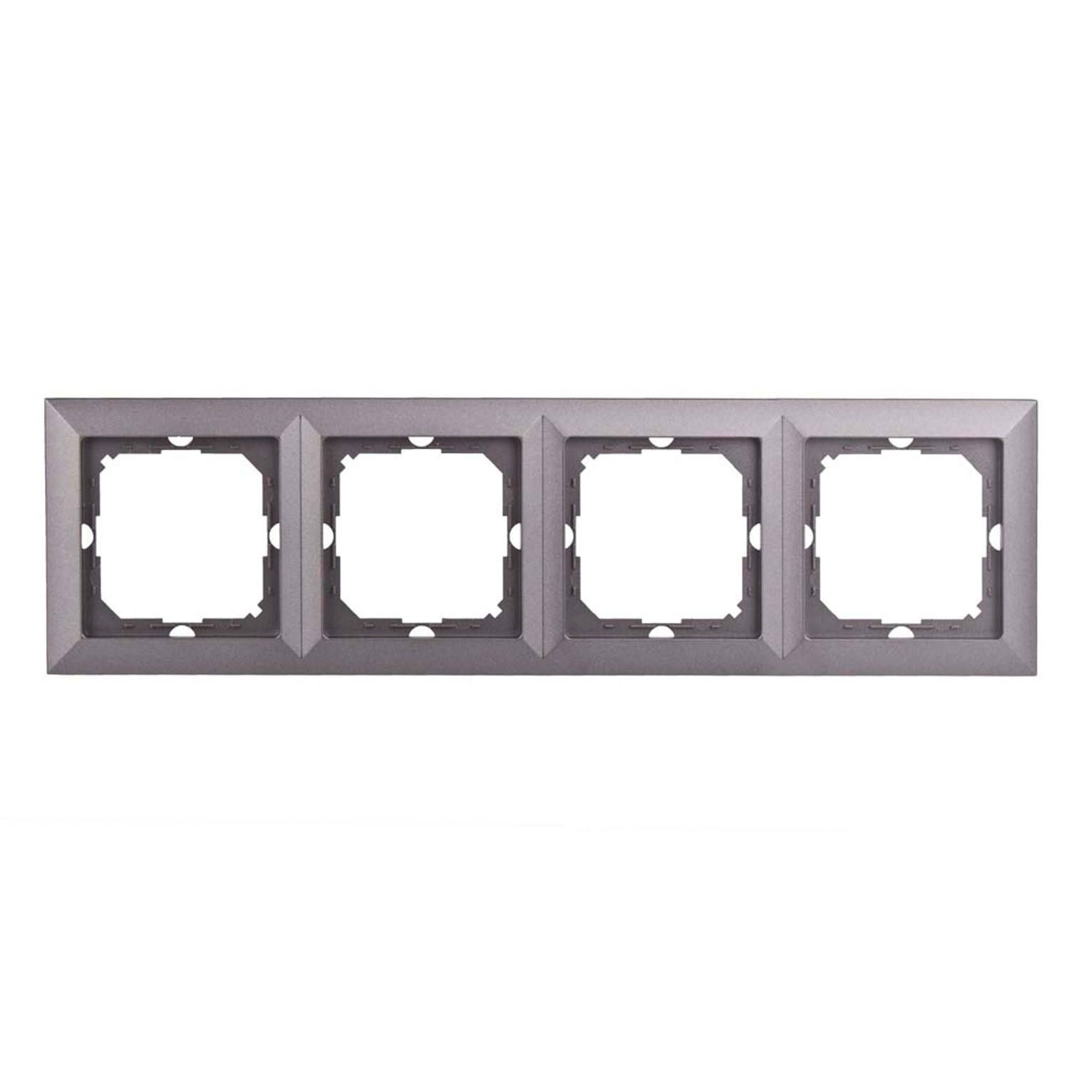 Ramka Perła poczwórna antracyt