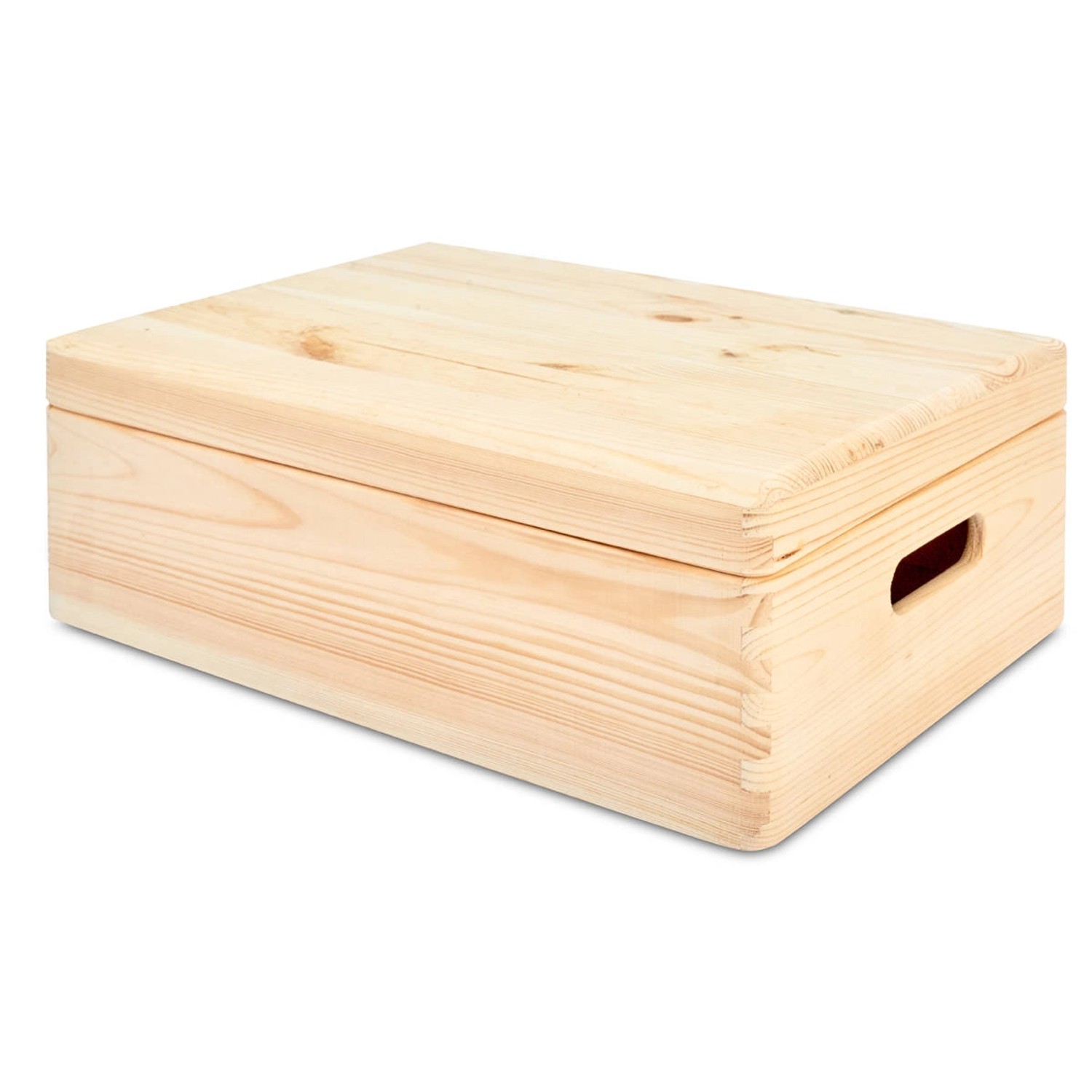 Pinus Skrzynka drewniana z wieczkiem M