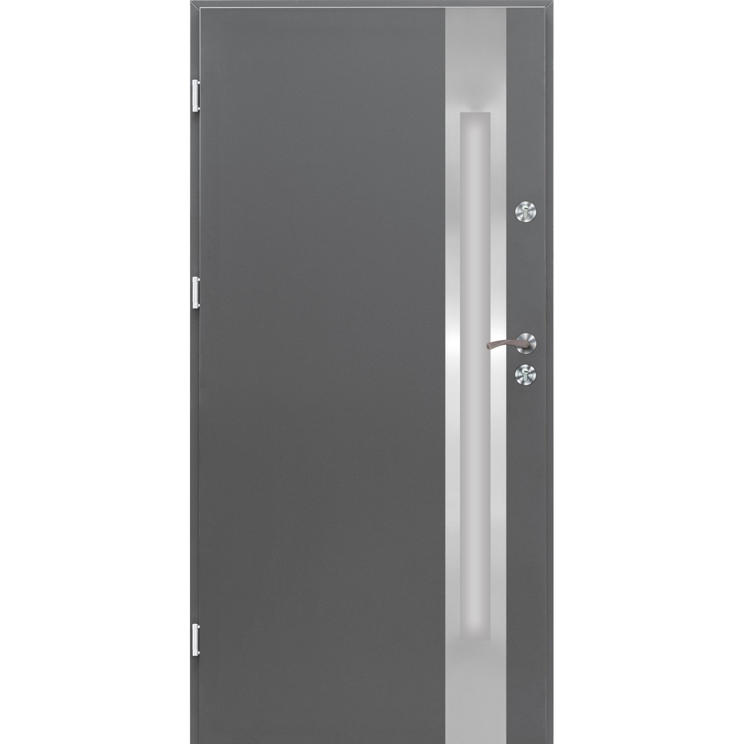 PORDO Drzwi zewnętrzne Perses antracyt 90L