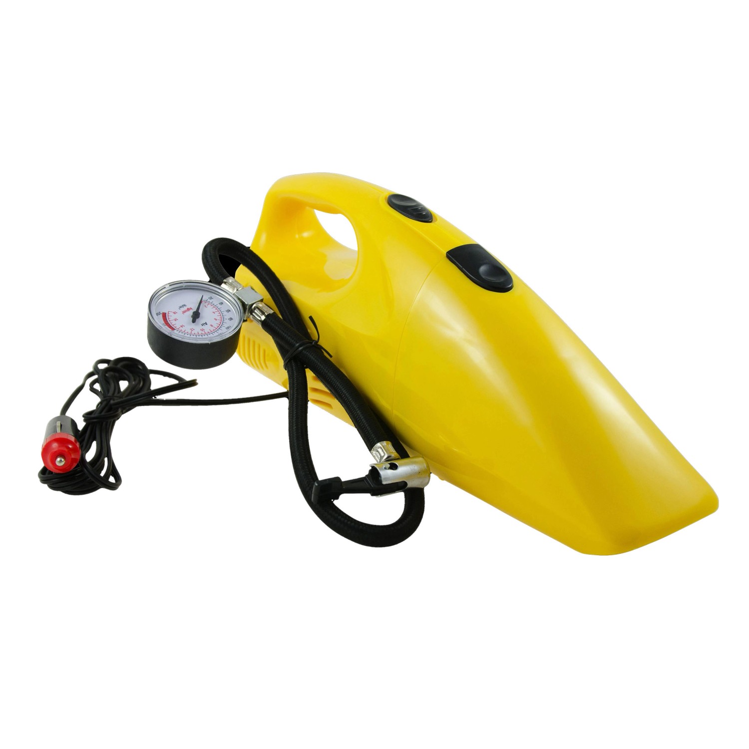 Odkurzacz samochodowy z kompresorem 2w1 0,7l 17 bar