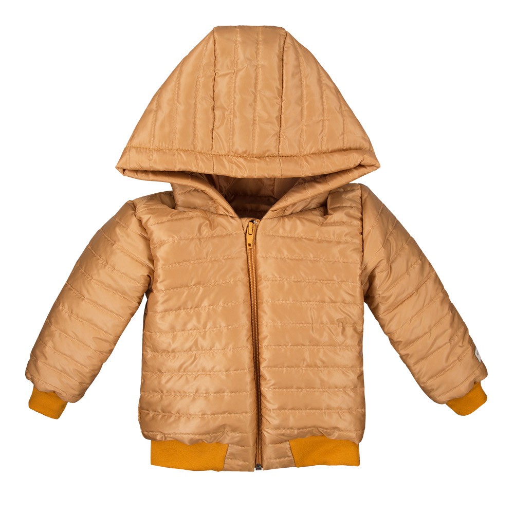 Kurtka dziecięca pikowana miodowa EV