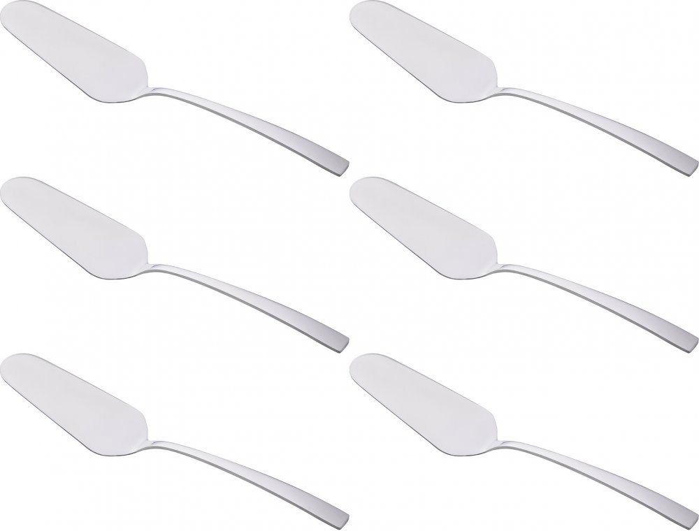 6x Łopatka do ciasta Altom Design Future, 1 sztuka, srebrny