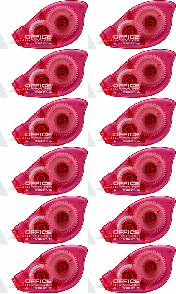12x Korektor w taśmie Office Products, 4.2mmx12m,