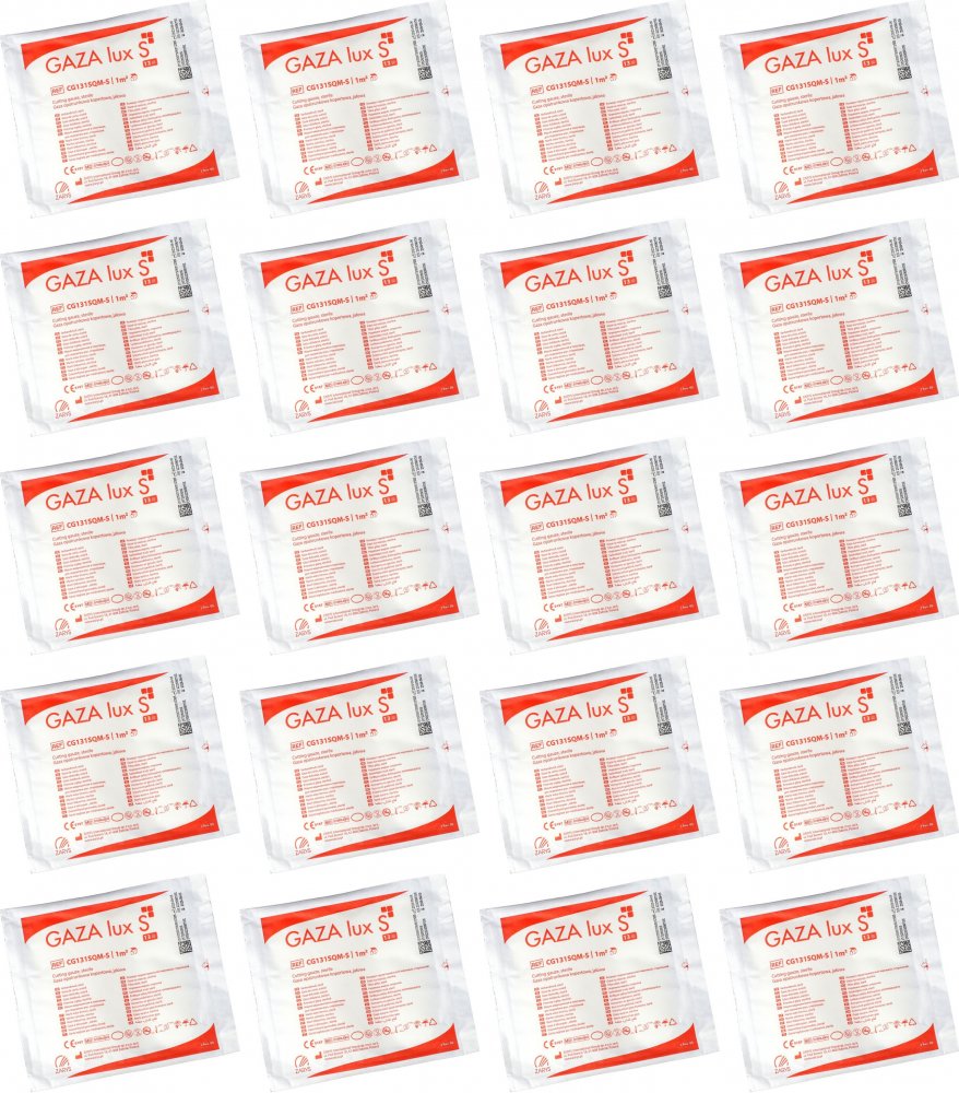 20x Gaza opatrunkowa jałowa, 13 nitkowa, 1 m2