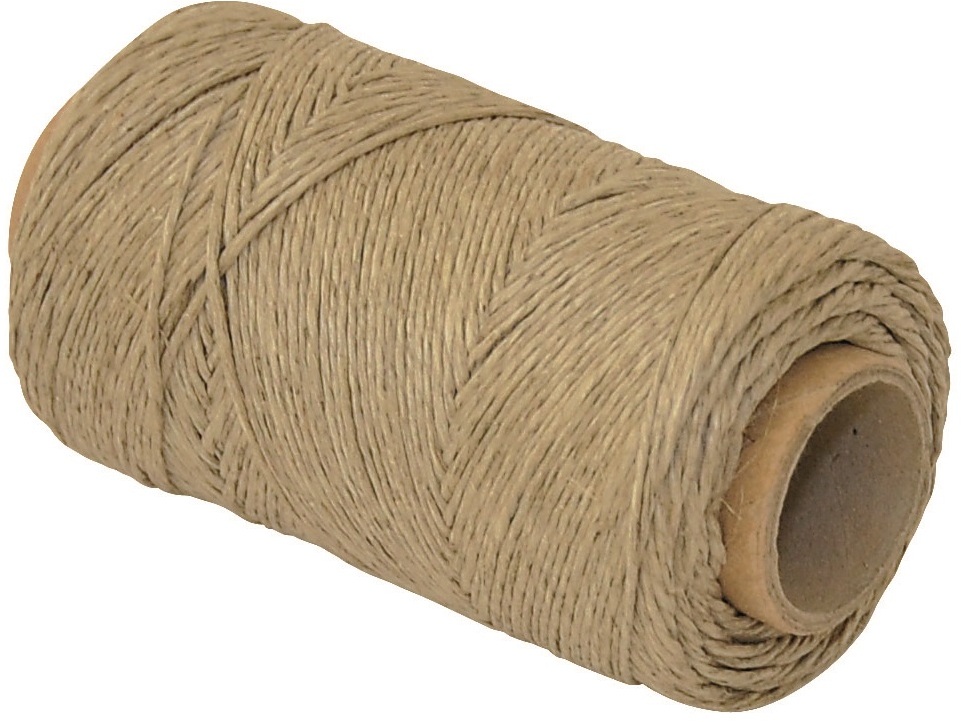 Nici lniane Q-Connect, nabłyszczane, 170m, 100g, szary