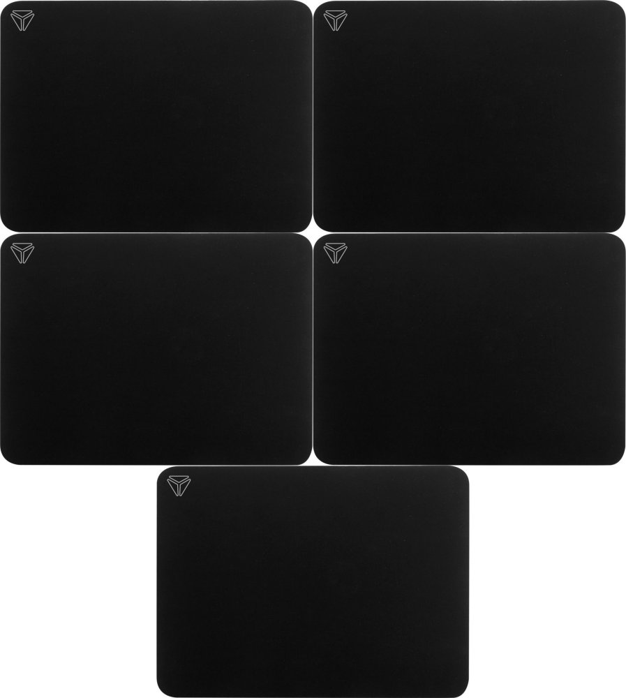 5x Podkładka pod mysz Yenkee YPM 47 Speed Top L, 470x350x3 mm, czarny