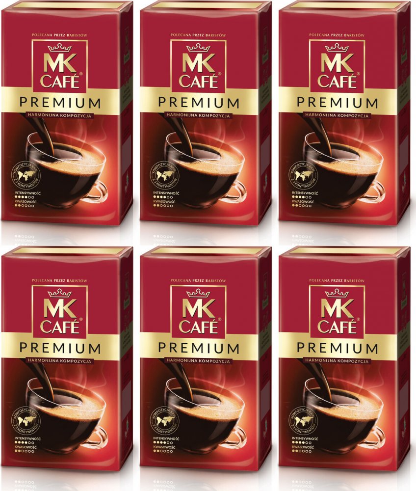 6x Kawa mielona MK Cafe Premium, 500g