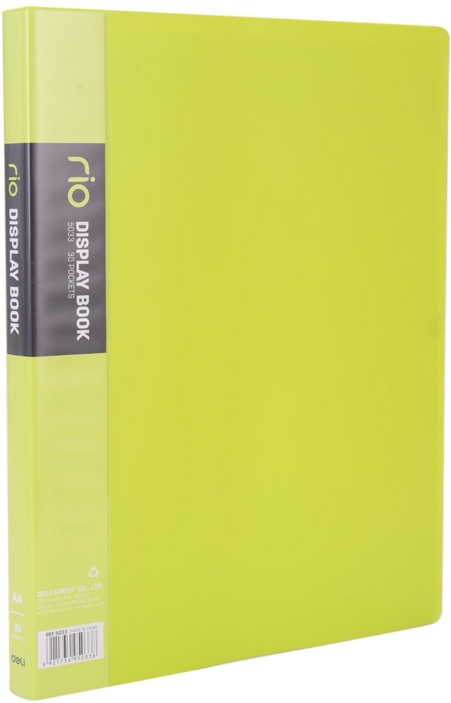 Album ofertowy Deli Rio, A4, 30 koszulek, zielony