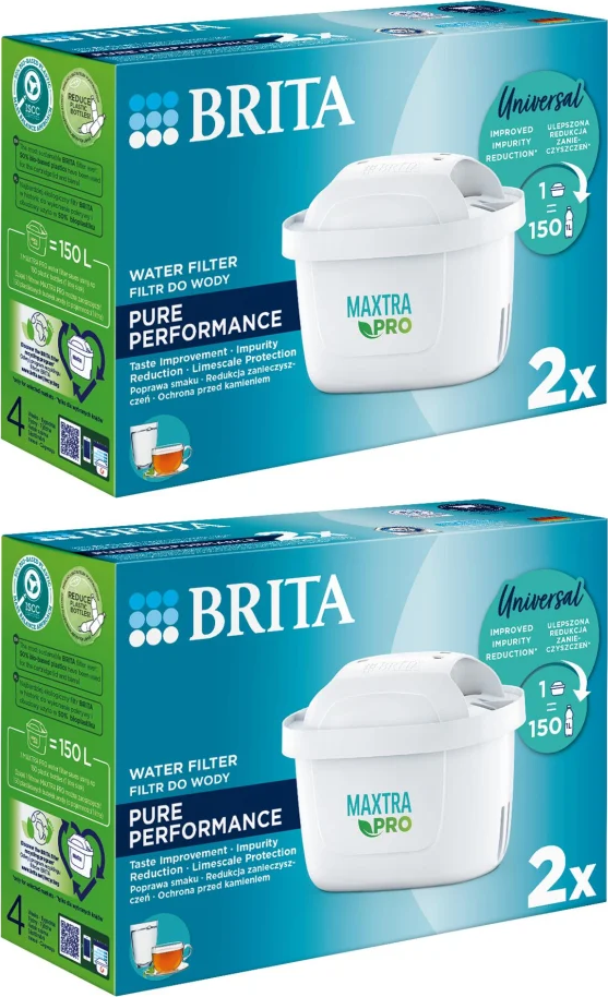 2x Wkład filtrujący Brita Maxtra Pro Pure Performance, 2 sztuki