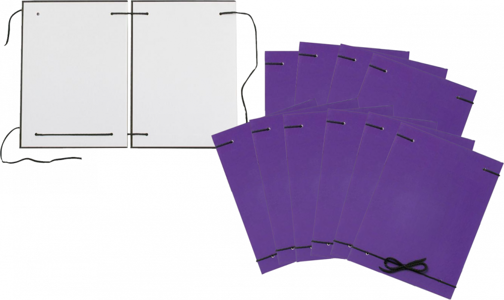 10x Fascykuła VauPe, A4, mix kolorów