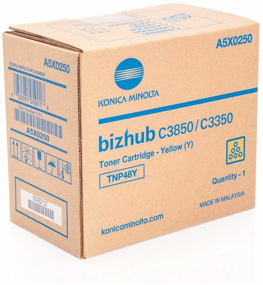 Toner Konica Minolta A5X0250 (TNP-48Y), 10000 stron, yellow (żółty)