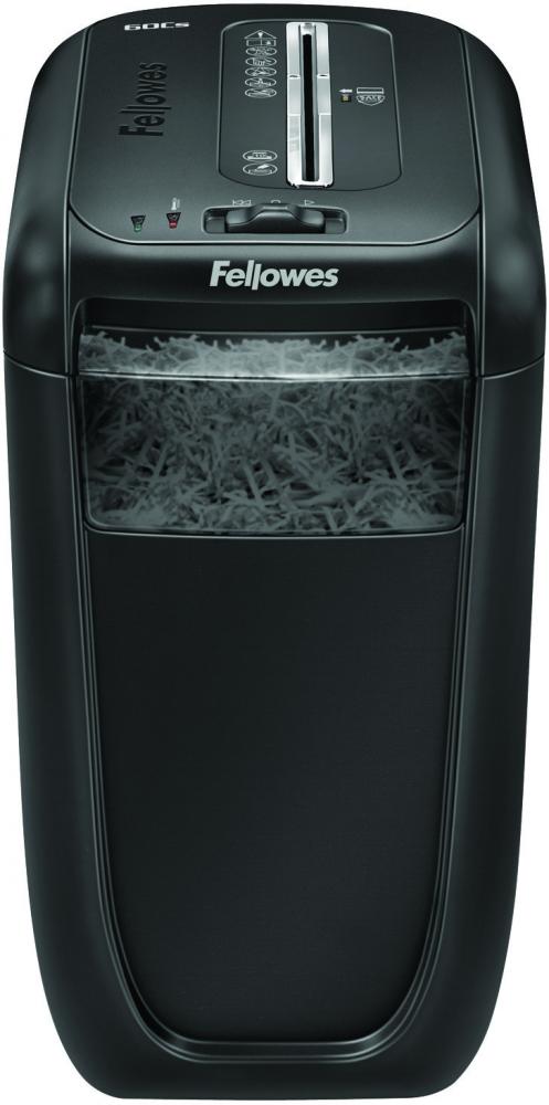 Niszczarka do papieru Fellowes 60Cs, ścinek 4x40mm, 10 kartek, P-4/T-4 DIN, czarny