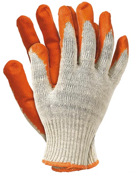 Rękawice robocze Reis, Wampirki RU, powlekane, rozmiar 10, pomarańczowy