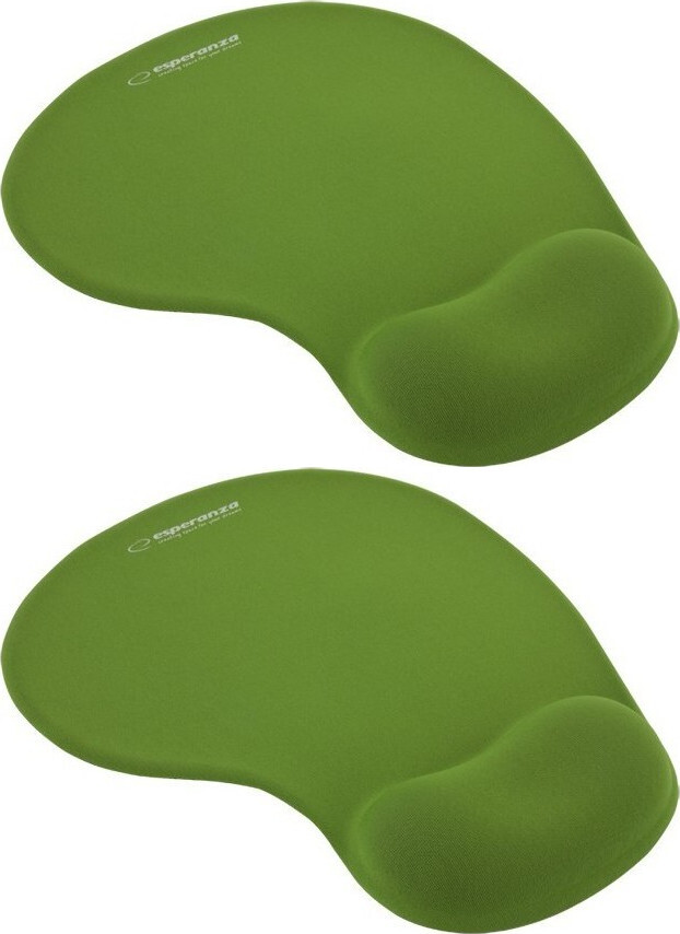 2x Podkładka żelowa pod mysz Esperanza, EA137G, 230x190x20mm, zielony