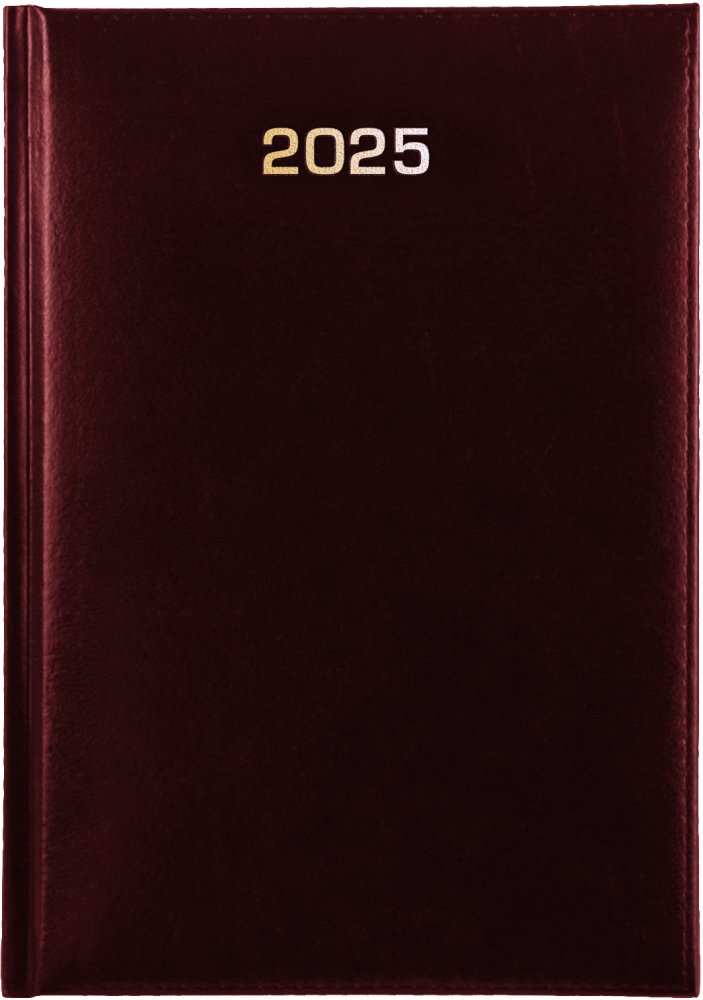 Kalendarz książkowy 2026, Udziałowiec, Dyrektorski, A5, dzienny, bordowy