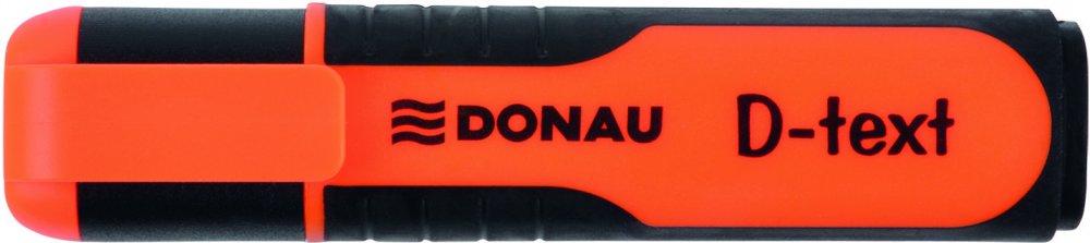 Zakreślacz fluorescencyjny Donau, D-Text, ścięta, pomarańczowy