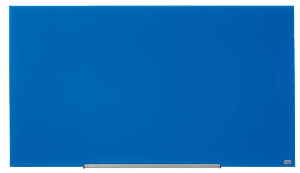 Tablica szklana suchościeralno-magnetyczna Nobo, Diamond, panoramiczna, 126x71.1 cm, niebieski