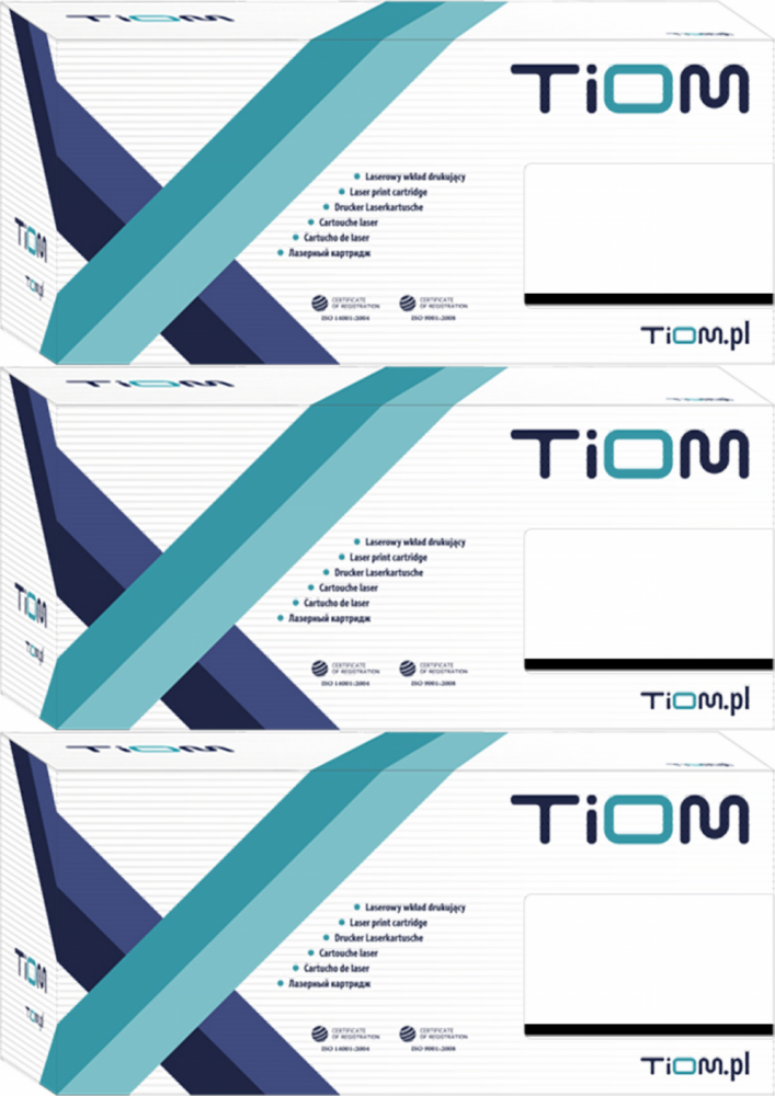 3x Toner Tiom Ti-LH255AN 55A (CE255A), 6000 stron, black (czarny)