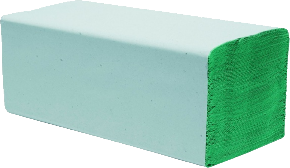 Ręcznik papierowy Nexxt, jednowarstwowy, w składce ZZ, 200 składek zielony