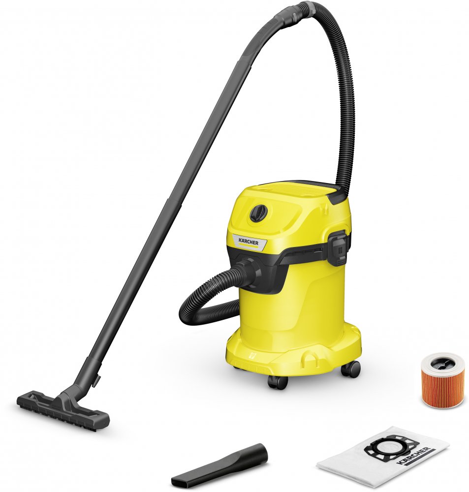 Odkurzacz KARCHER WD 3 S V-15/6/20 Home - 1.628-150.0, 1000W, żółty