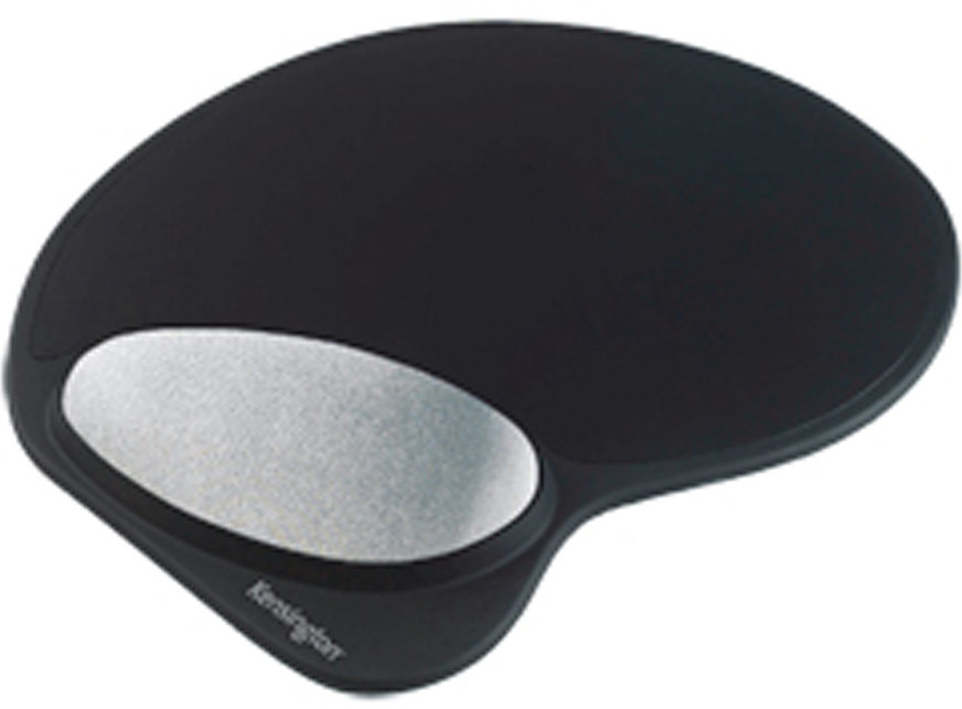 Podkładka żelowa pod mysz i nadgarstek Kensington, zachowująca kształt, 255x215x7mm, czarny