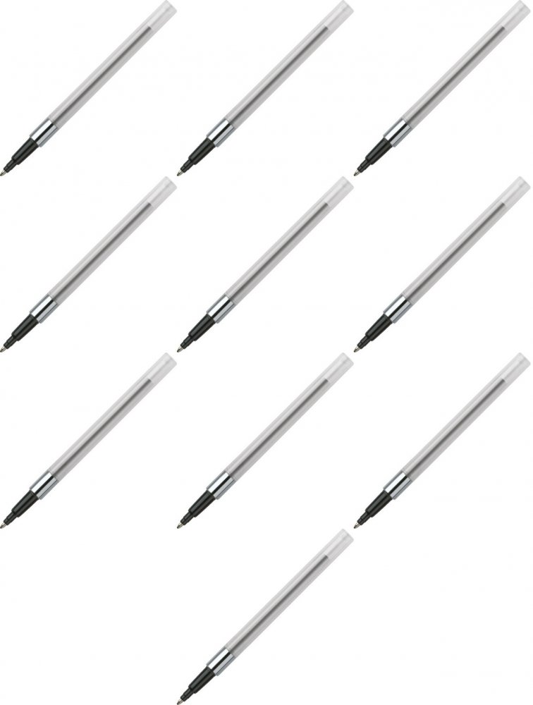 10x Wkład Uni SNP-10, do długopisu Uni Power Tank SN220, czarny