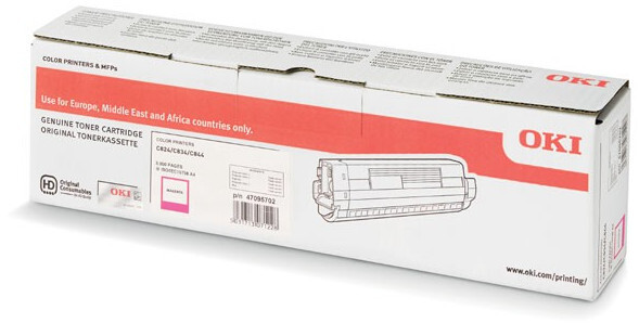 Toner Oki (47095702), 5000 stron, magenta (purpurowy)
