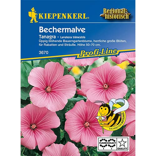 1 pac, Nalbă (Lavatera trimestris) Tanagra Rosa - Semințe: Mod de ambalare: 1 pac