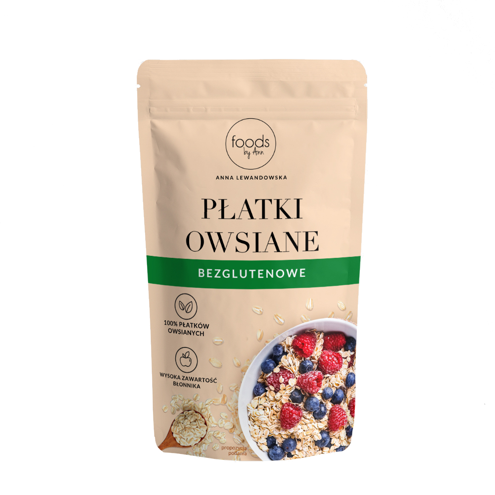Płatki owsiane bezglutenowe, 400 g