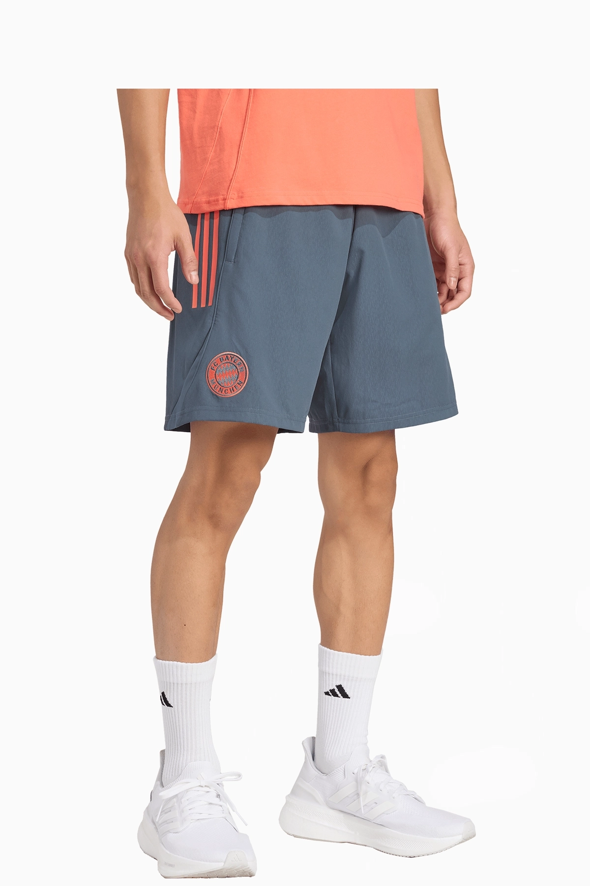 Spodenki adidas FC Bayern 25/26 Competition Downtime - Szary