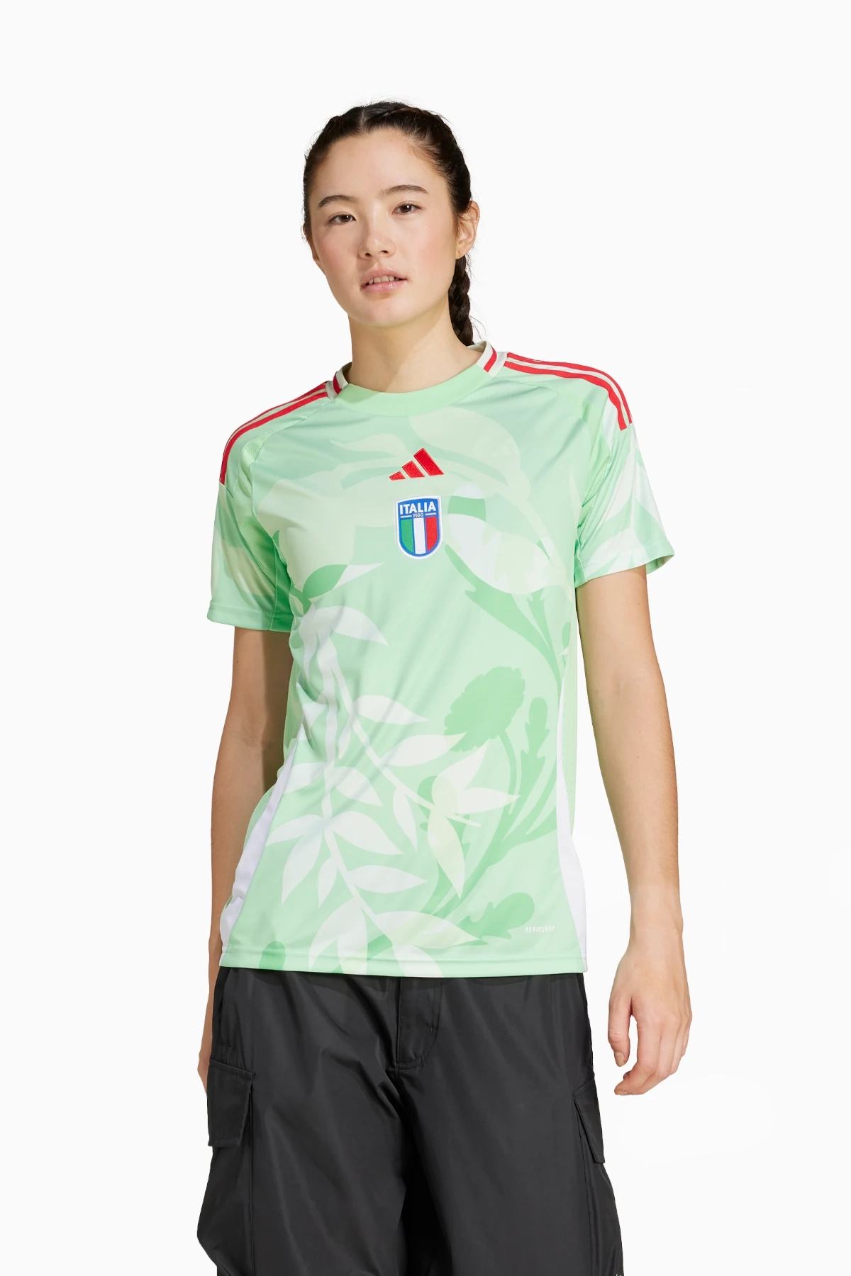 Koszulka Reprezentacji Włoch adidas 2025 Wyjazdowa Damska - Zielony