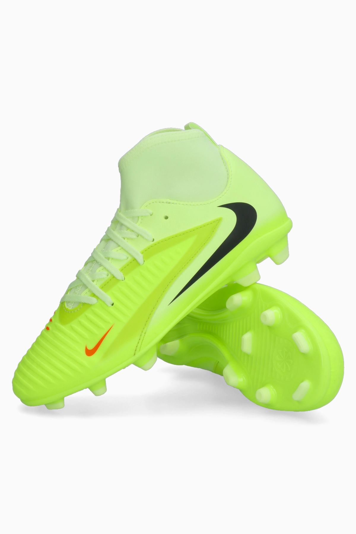 Korki Nike Phantom 6 High Club FG/MG Junior - Żółty