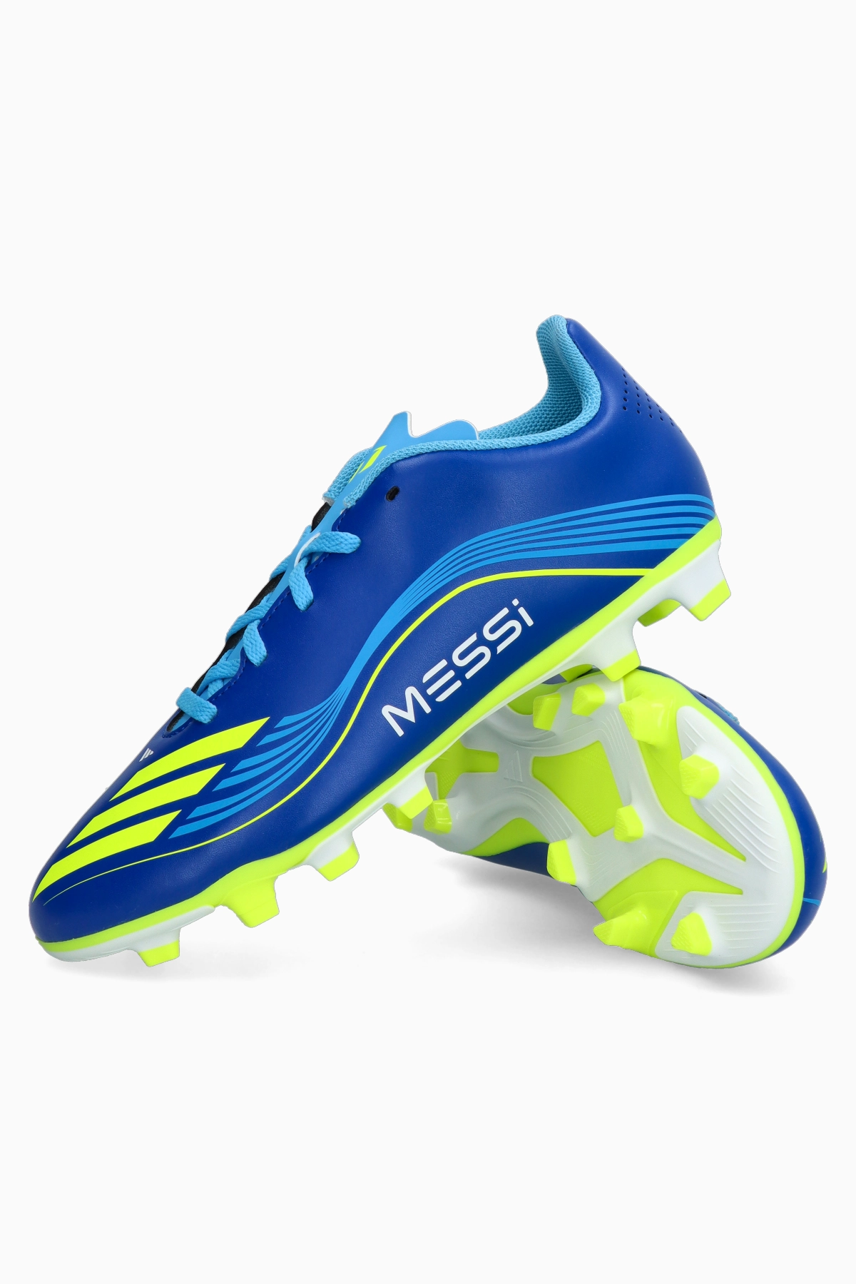 Korki adidas F50 Club Messi FG/MG Junior - Niebieski