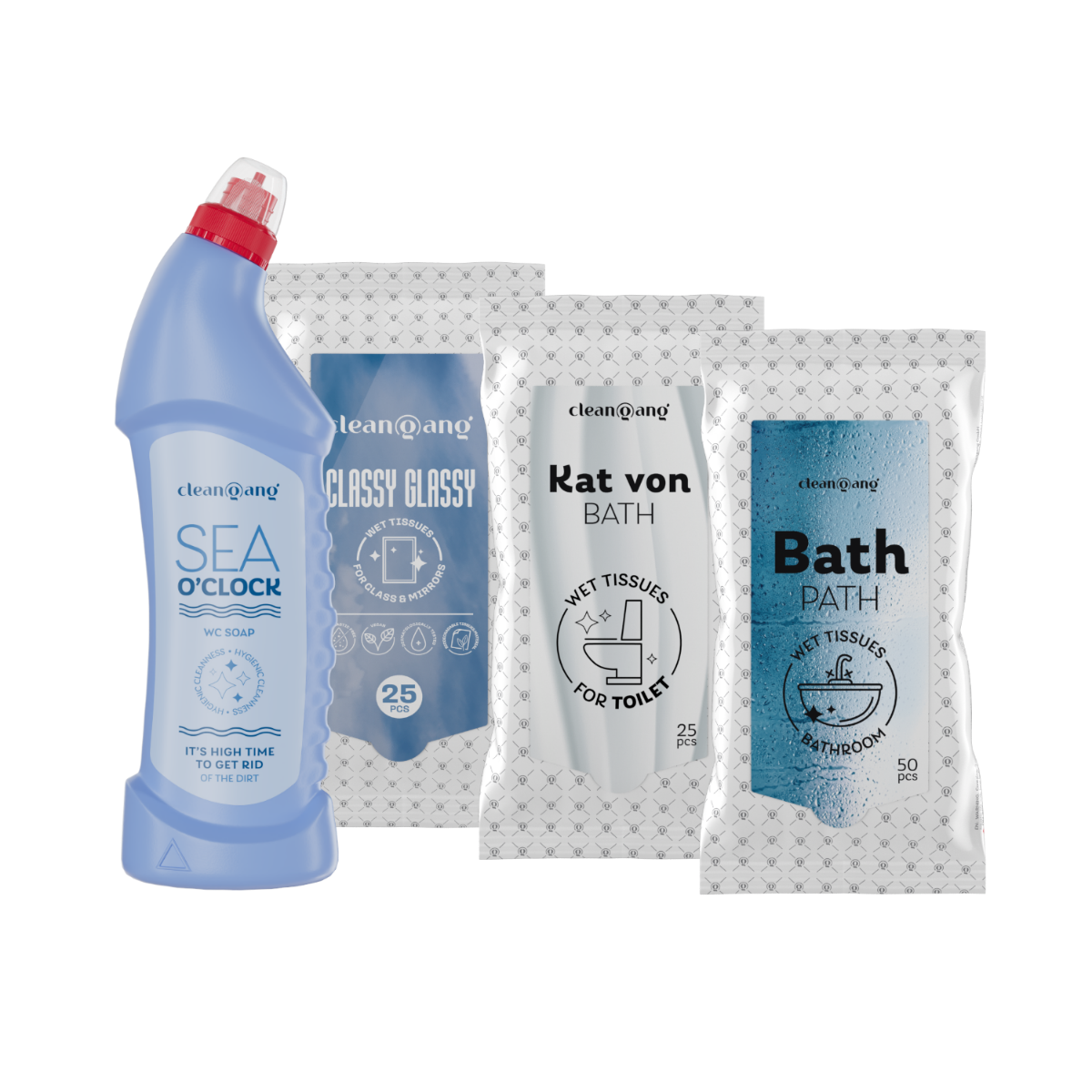 kompaktowy zestaw do czyszczenia łazienki