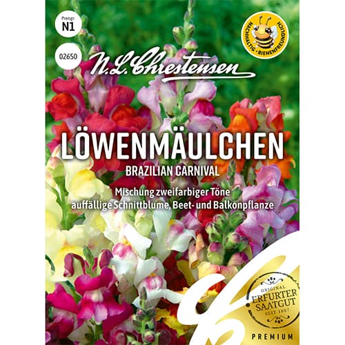 1 szt, Löwenmäulchen Brazilian Carnival - Samen: Ilość w opakowaniu: 1 Stück