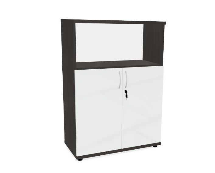 HEBE TS302 regał 80,2x40x114,5h (Kolor korpusu: Wiśnia Havana)