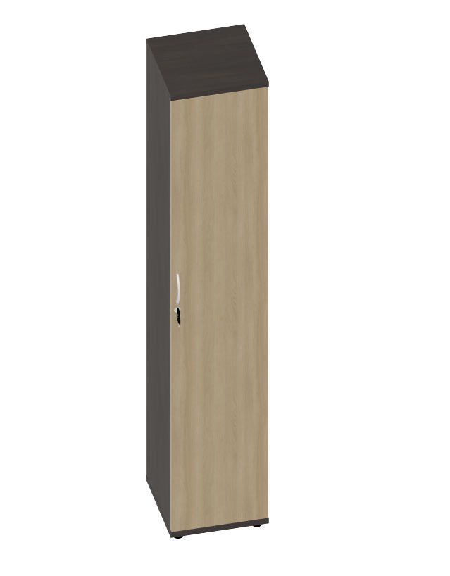 HEBE TS606/1 szafa pojedyncza lewa 40,2x40x219,5h (Kolor korpusu: Wiąz Baron)